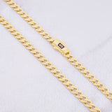 Cadena Cubana Infinito 8g / 18 in / 3.8mm Oro Amarillo 18K