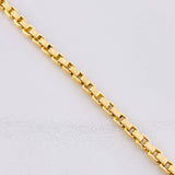 Venetian Bracelet Square 6.55g / 8 1/2 in / 4.4mm Yellow Gold 18K