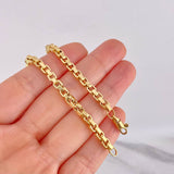 Venetian Bracelet Square 6.55g / 8 1/2 in / 4.4mm Yellow Gold 18K