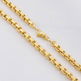 Venetian Chain Square 17.65g / 24 in / 4.5mm Yellow Gold 18K