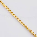 Venetian Chain Square 17.65g / 24 in / 4.5mm Yellow Gold 18K