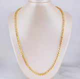 Venetian Chain Square 17.65g / 24 in / 4.5mm Yellow Gold 18K