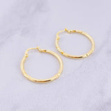 Candongas Megan 1.8g / 1 1/4 in Oro Amarillo 18K