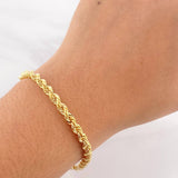 Pulso Lazo 5g / 8 in / 4.3mm Oro Amarillo 18K