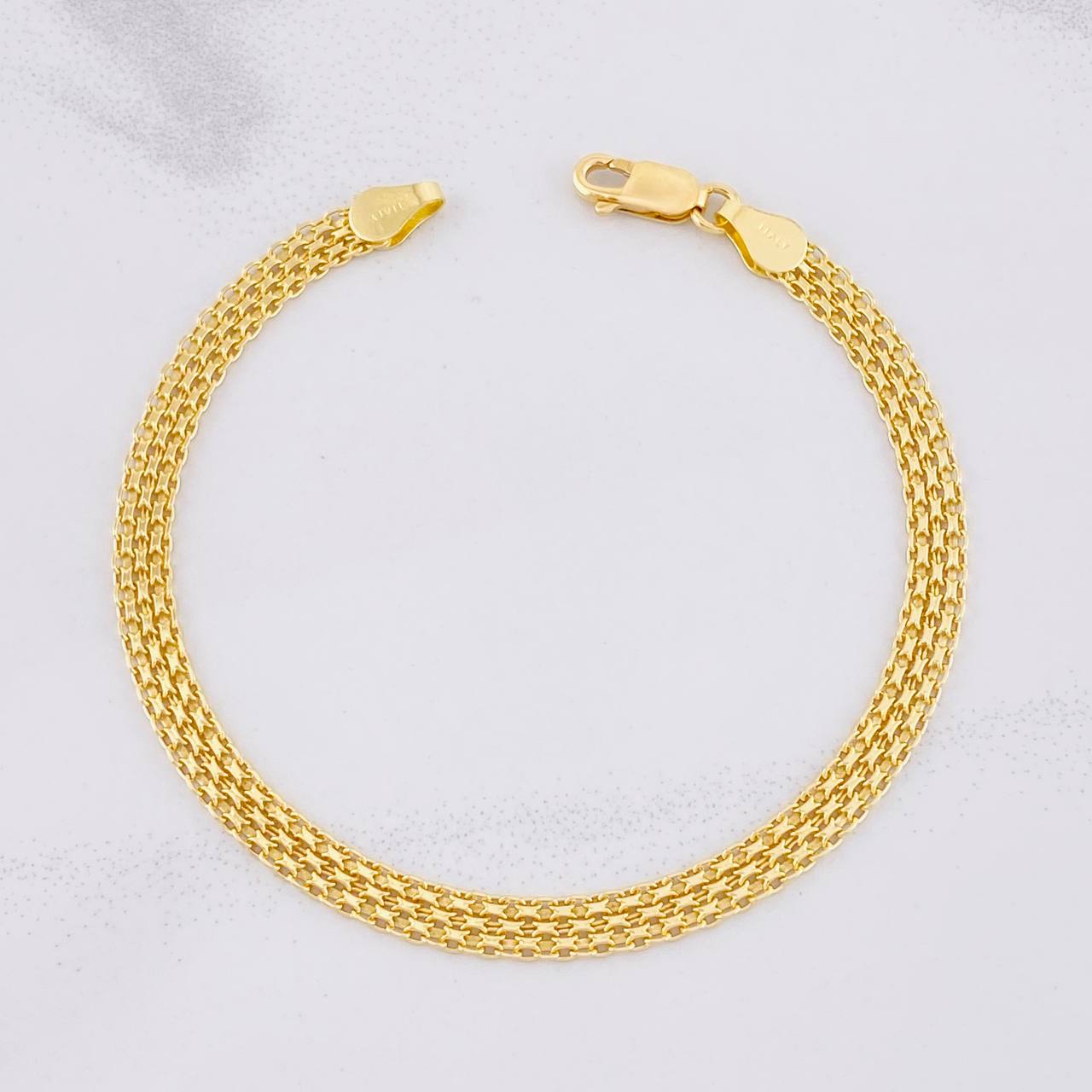 Pulso Chino 5.65g / 7 3/4 in / 4.7mm Oro Amarillo 18K