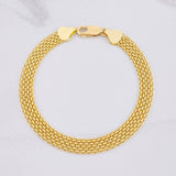 Pulso Chino 8.9g / 8 in / 7mm Oro Amarillo 18K