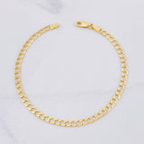 Panzer Bracelet 5g / 8 1/4 in / 3.4mm Yellow Gold 18K