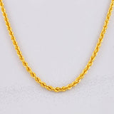 Cadena Lazo 3.35g / 24 in / 2.2mm Oro Amarillo 18K