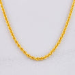 Rope Chain 3.35g / 24 in / 2.2mm Yellow Gold 18K