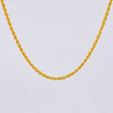 Cadena Lazo 3.35g / 24 in / 2.2mm Oro Amarillo 18K