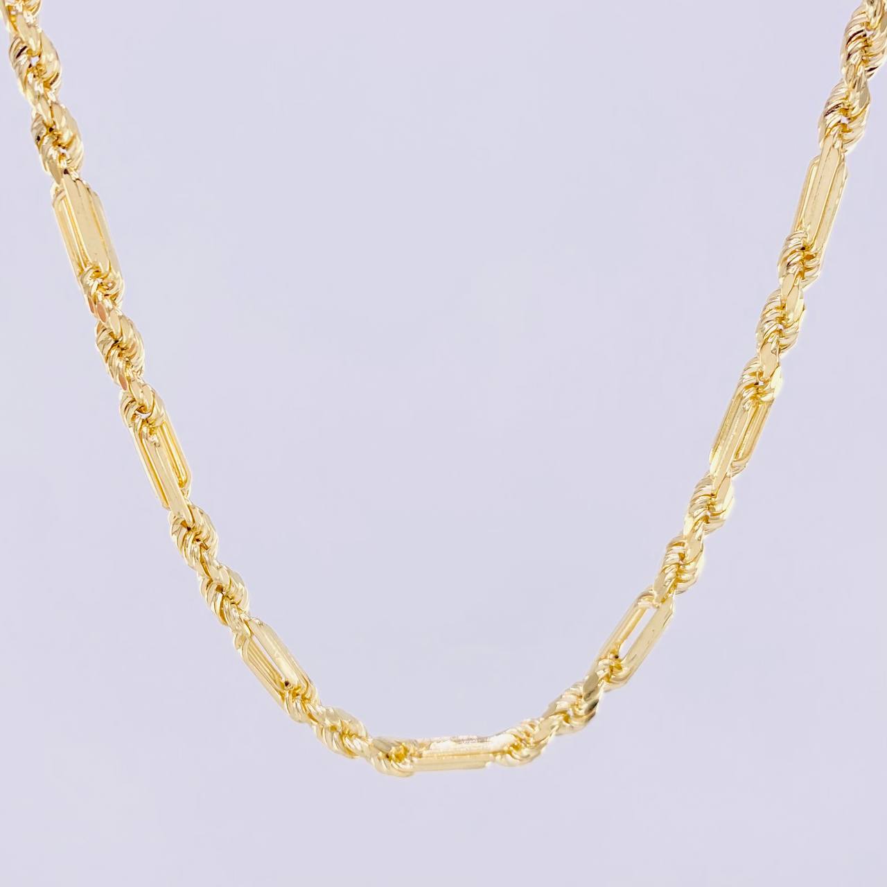 Cadena Lazo Especial 17g / 24 in / 3.5mm Oro Amarillo 18K