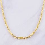 Cadena Lazo Especial 17g / 24 in / 3.5mm Oro Amarillo 18K