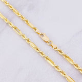 Cadena Lazo Especial 17g / 24 in / 3.5mm Oro Amarillo 18K