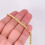 Pulso Lazo Especial 6.45g / 7 3/4 in / 3.5mm Oro Amarillo 18K