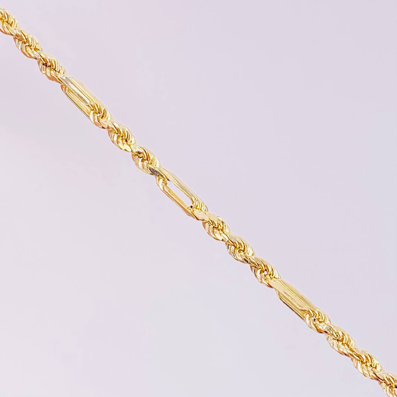 Pulso Lazo Especial 5.2g / 7 3/4 in / 3mm Oro Amarillo 18K