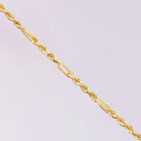 Pulso Lazo Especial 5.2g / 7 3/4 in / 3mm Oro Amarillo 18K