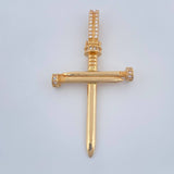 Dije Cruz Clavos 4.05gr / 2 in / Oro Amarillo 18K $