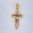 Dije Cruz Cristo Milagroso De Buga 4gr / 1 1/2 in / Tres Oros 18K $