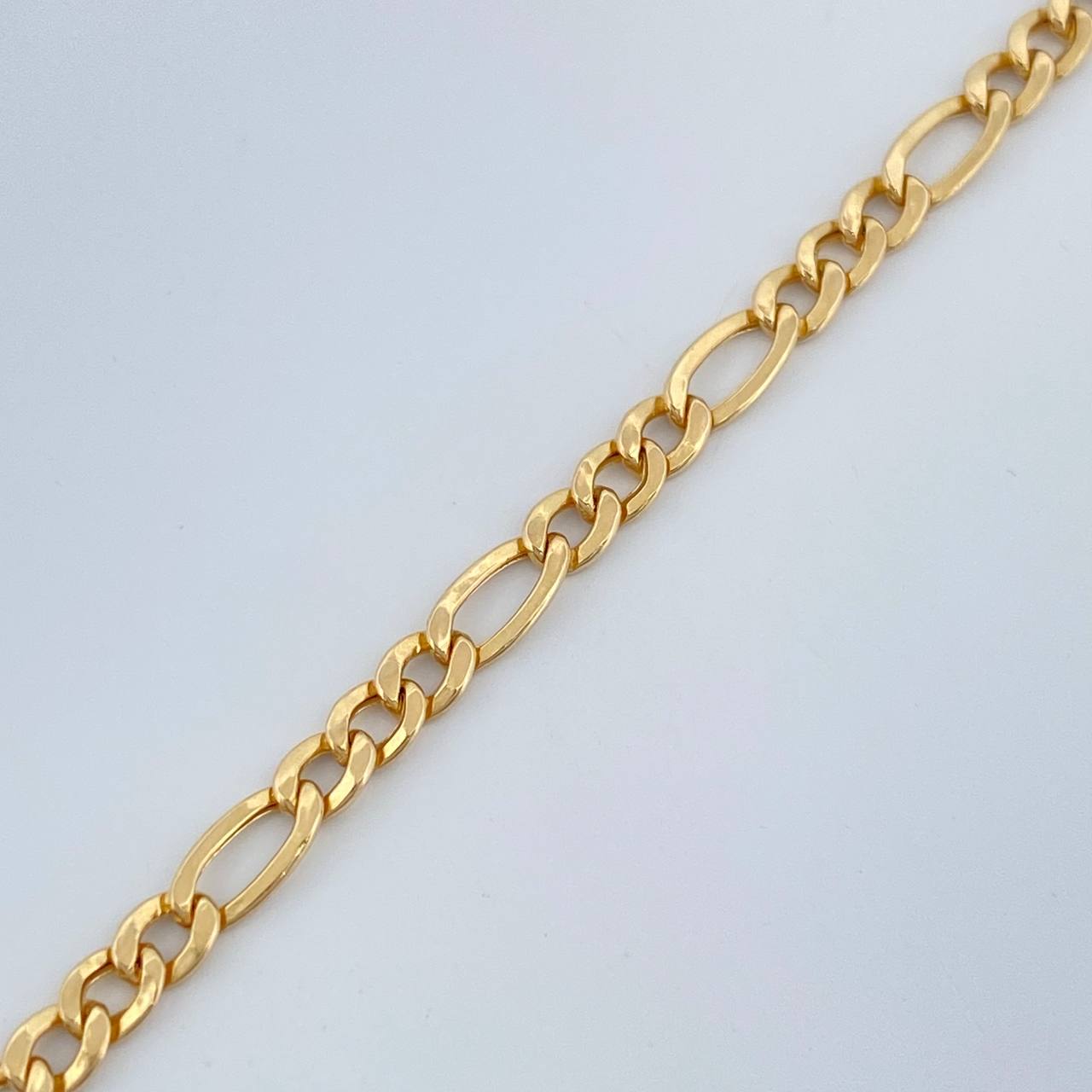 Pulso Figaro 1gr / 7 3/4 in / 2mm Oro Amarillo +1 18K %