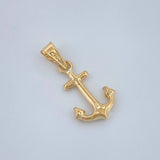 Dije Ancla 0.4gr / 3/4 in / Oro Amarillo 18K %