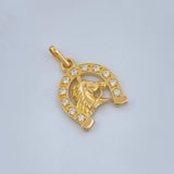 Dije Herradura Caballo 1.8gr / 3/4 in / Oro Amarillo 18K %
