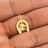 Dije Herradura Caballo 1.8gr / 3/4 in / Oro Amarillo 18K %