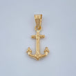 Dije Ancla 0.4gr / 3/4 in / Oro Amarillo 18K %