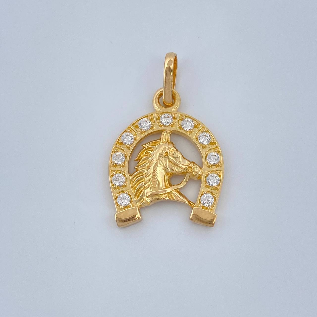 Dije Herradura Caballo 1.75gr / 3/4 in / Oro Amarillo 18K %