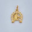 Dije Herradura Caballo 1.8gr / 3/4 in / Oro Amarillo 18K %