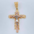 Dije Cruz Cristo Milagroso De Buga 5.15gr / 1 3/4 in / Tres Oros 18K %