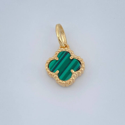 Dije Trebol 1.25gr / 3/4 in / Oro Amarillo Nac.Esp. 18K %