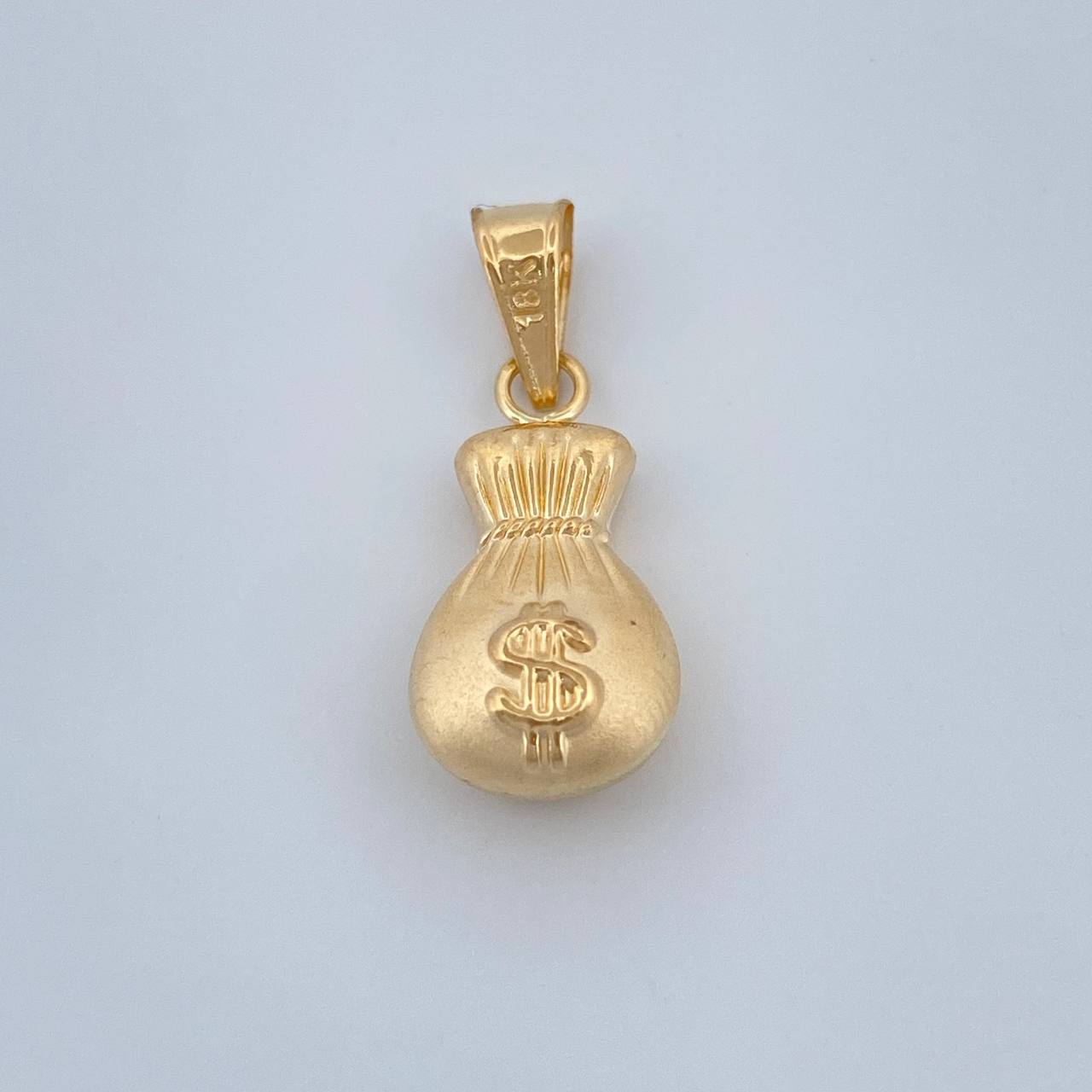 Dije Bolsa de Dinero 0.75gr / 1 in / Oro Amarillo 18%