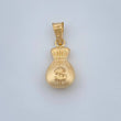 Dije Bolsa de Dinero 0.75gr / 1 in / Oro Amarillo 18%