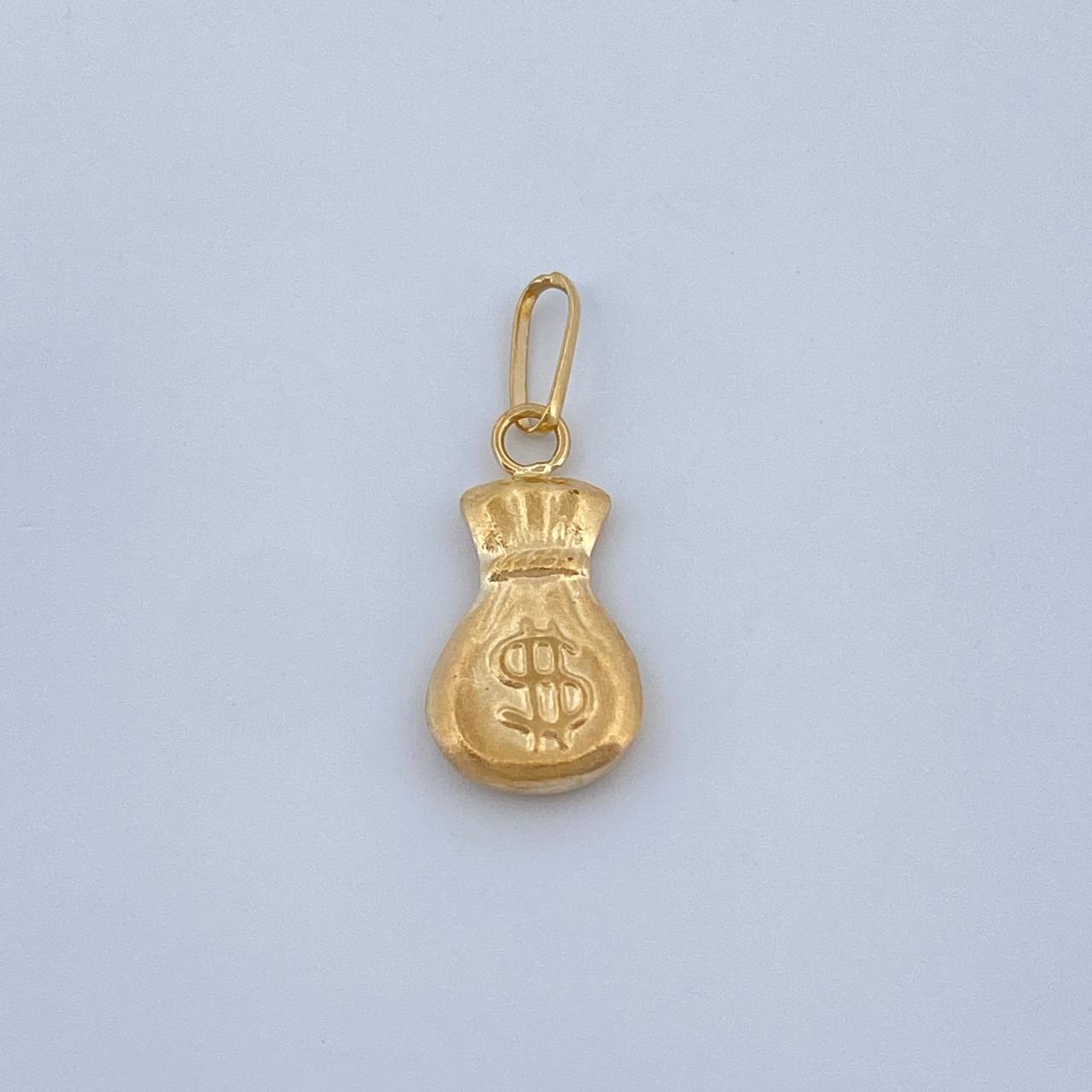 Dije Bolsa de Dinero 0.35gr / 3/4 in / Oro Amarillo 18K %
