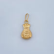 Dije Bolsa de Dinero 0.35gr / 3/4 in / Oro Amarillo 18K %