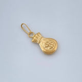 Dije Bolsa de Dinero 0.35gr / 3/4 in / Oro Amarillo 18K %