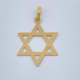 Pendant David 1.6gr / 1 1/4 in / Yellow Gold 18K %