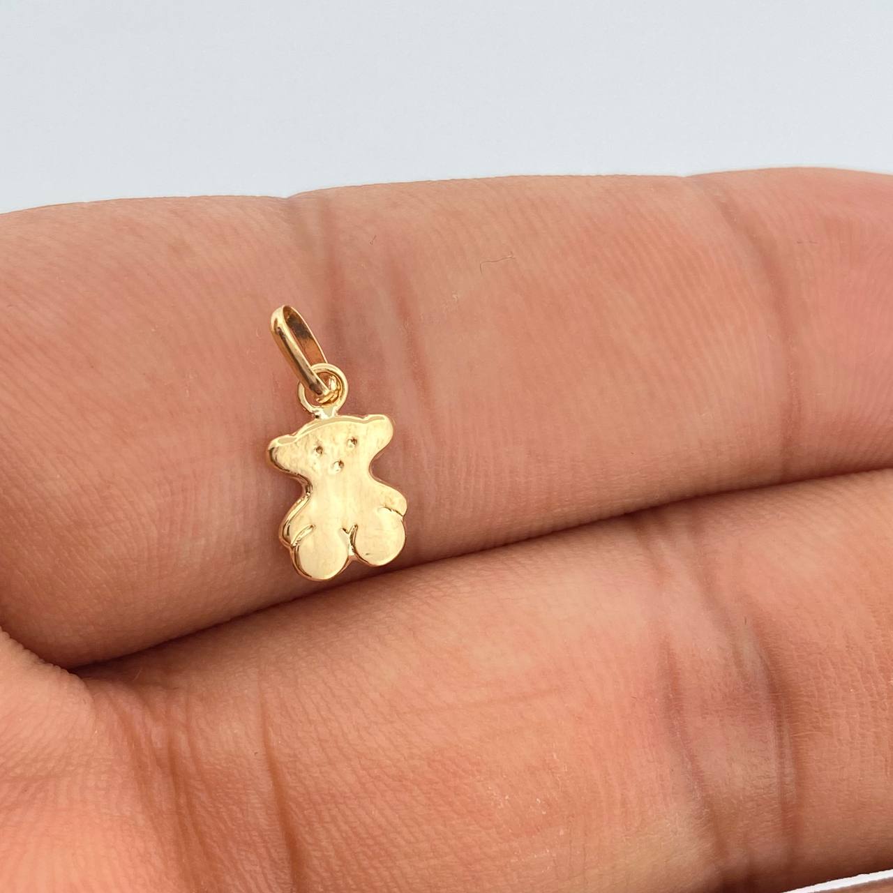 Dije Oso TS 0.3gr / 1/2 in / Oro Amarillo 18%