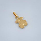Dije Oso TS 0.3gr / 1/2 in / Oro Amarillo 18%