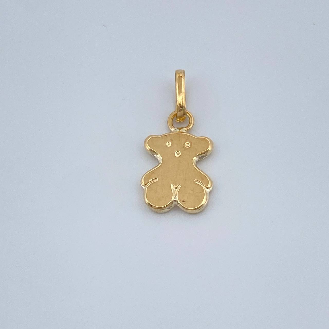 Dije Oso TS 0.3gr / 1/2 in / Oro Amarillo 18%