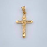 Dije Cruz Cristo 0.7gr / 1 in / Oro Amarillo 18K %