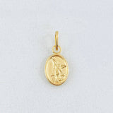 Dije San Miguel Arcangel 0.3gr / 1/2 in / Oro Amarillo 18K *