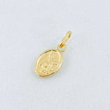 Pendant Saint Michael the Archangel 0.25gr / 1/2 in / 18K Yellow Gold