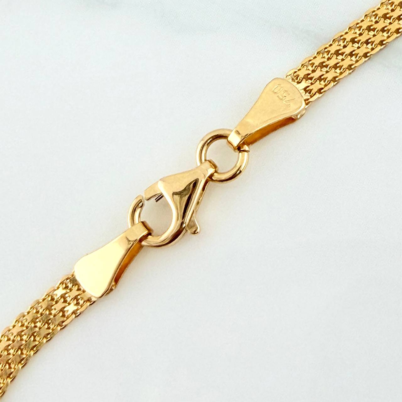 Pulso Chino 3.3gr / 7 1/2 in / 2mm Oro Amarillo +1 18K $