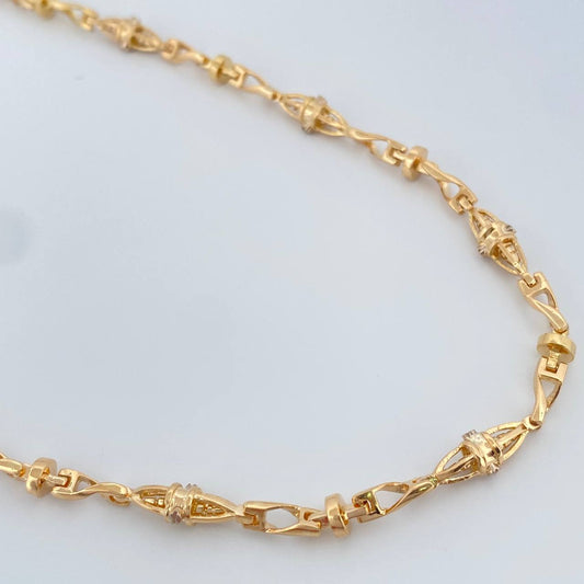Cadena Dubai 31.9gr / 24 in / 3mm Oro Amarillo 18K %