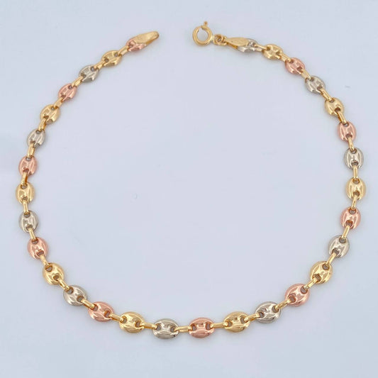 Tobillera GC 7.1gr / 10 3/4 in / 3mm Tres Oros 18K %