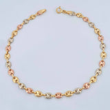 Tobillera GC 7.1gr / 10 3/4 in / 3mm Tres Oros 18K %
