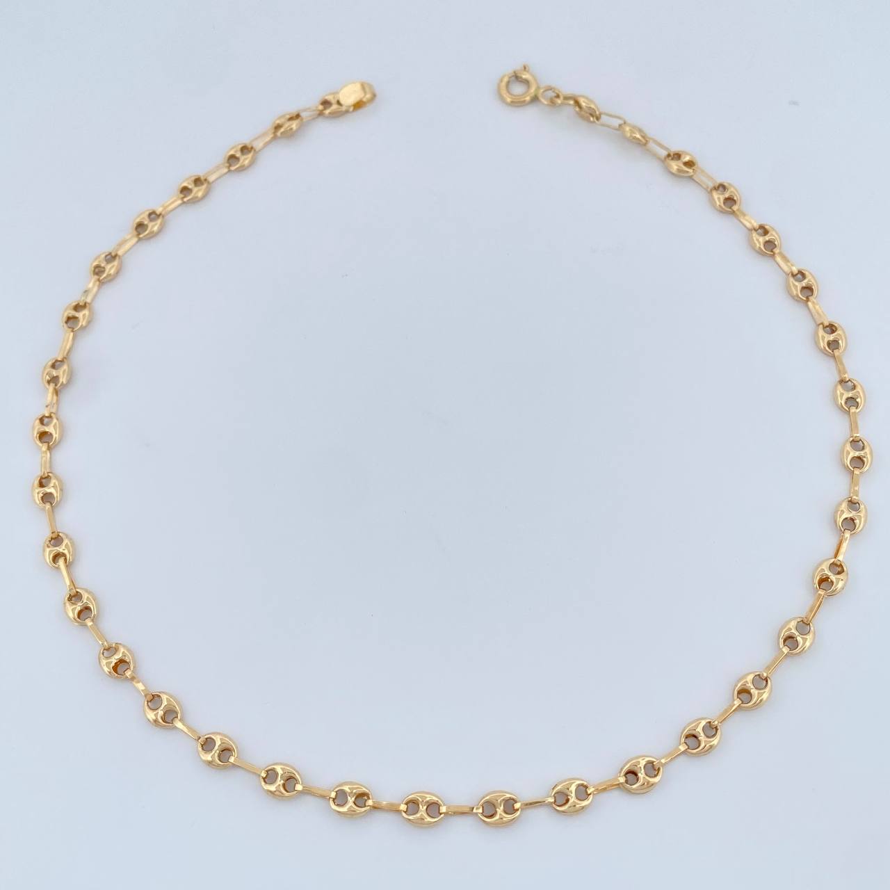 Tobillera GC 2.45gr / 10 in / 2.85mm Oro Amarillo 18K %
