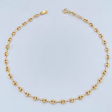 Tobillera GC 2.45gr / 10 in / 2.85mm Oro Amarillo 18K %