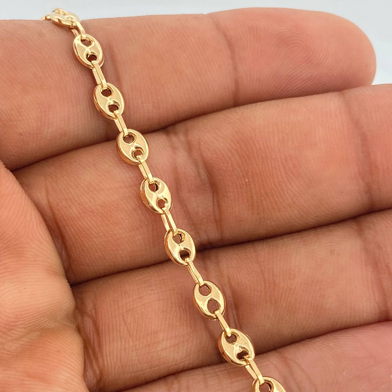 Tobillera GC 4.85gr / 10 3/4 in / 3mm Oro Amarillo 18K %